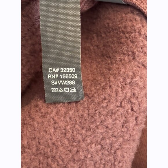 Vuori Restore Half Zip Hoodie Elderberry Womens Large Organic Cotton Sustainable - Picture 5 of 7